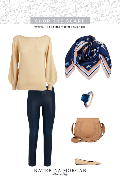 Leggings and jumper autumn outfit