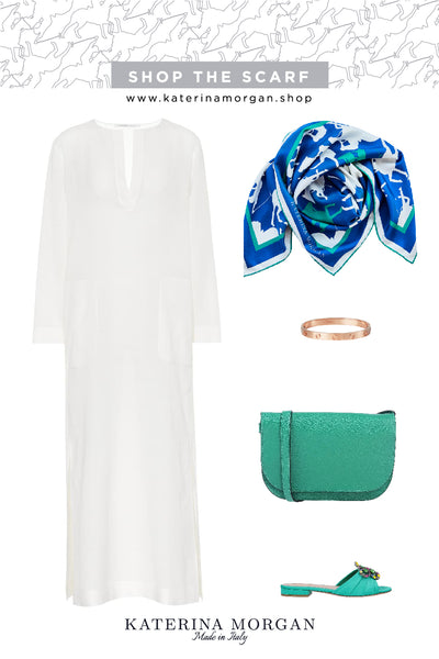 Timeless white summer outfit
